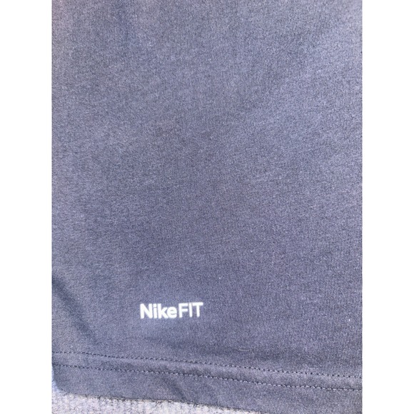 Nike Legend 2.0 T-Shirt Men's 2XL Black Dri-Fit Stretch Short Sleeve‎ V Neck - Picture 3 of 7